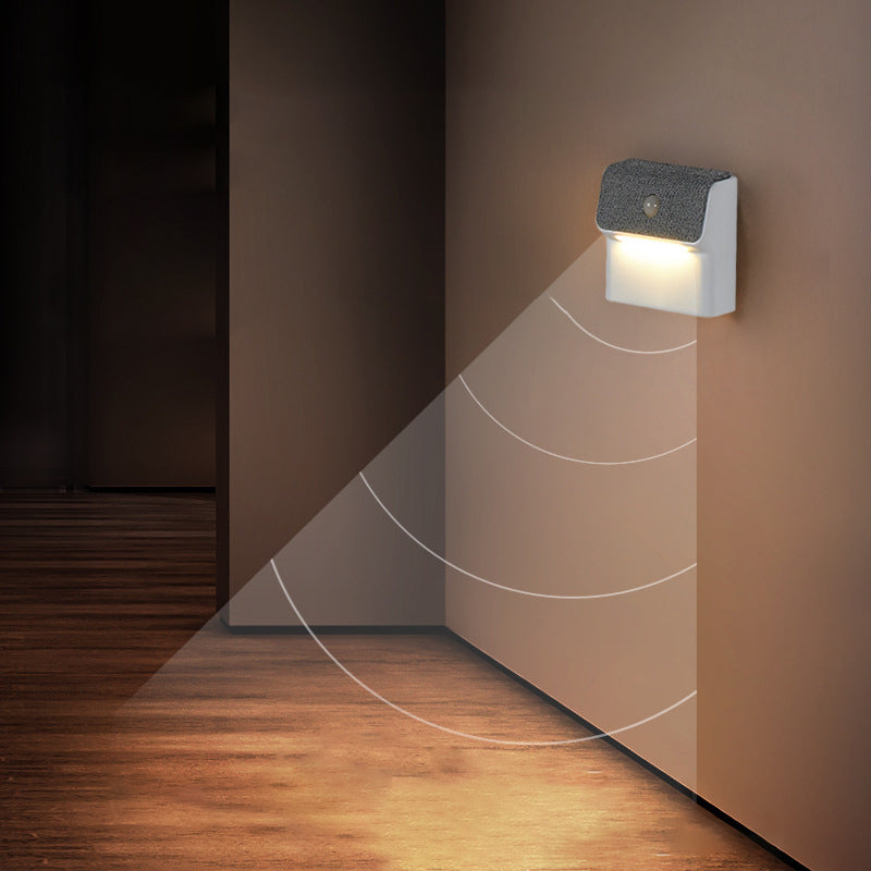 ABS Magnetic LED Human Sensor Night Light Wall Sconce Lamp
