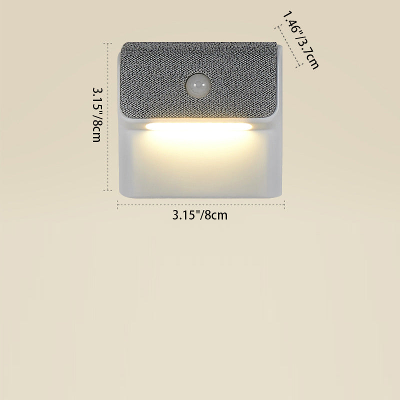 ABS Magnetic LED Human Sensor Night Light Wall Sconce Lamp