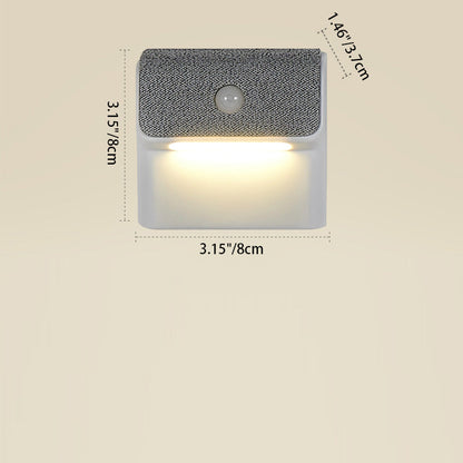ABS Magnetic LED Human Sensor Night Light Wall Sconce Lamp