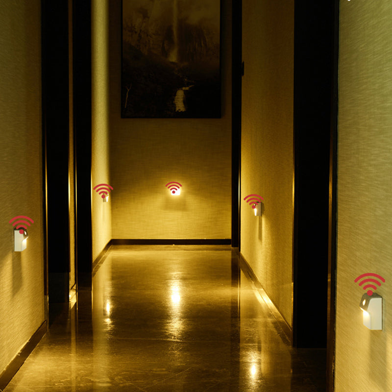 ABS Magnetic LED Human Sensor Night Light Wall Sconce Lamp