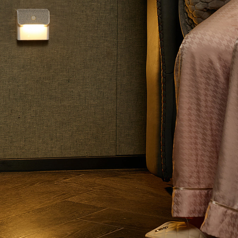 ABS Magnetic LED Human Sensor Night Light Wall Sconce Lamp