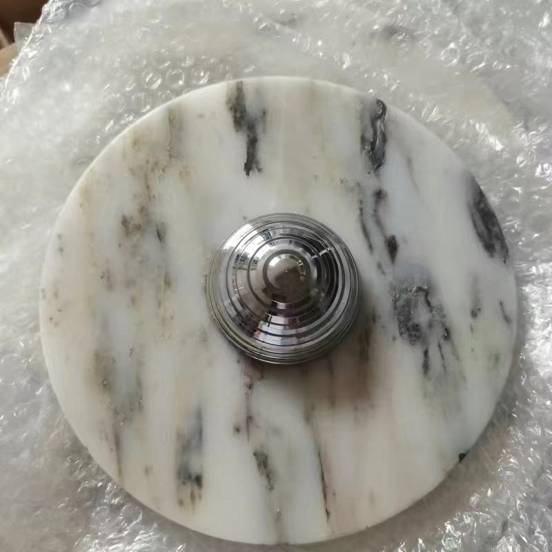 Luxury Marble Geometric Circle LED Wall Sconce Lamp
