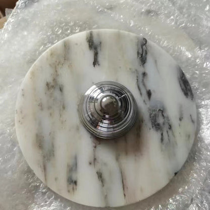Luxury Marble Geometric Circle LED Wall Sconce Lamp