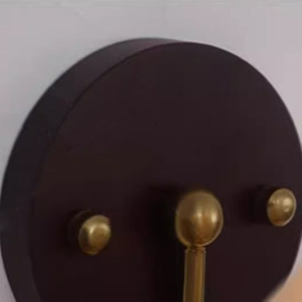 Scandinavian Shade Solid Wood 1-Light Wall Sconce Lamp