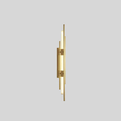 Iron Geometric Long Strip Grille LED Wall Sconce Lamp