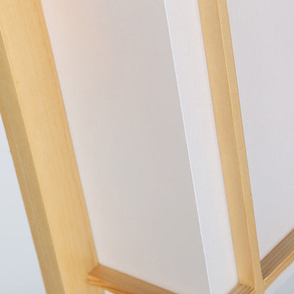 Japanese Faux Parchment Shade 2-Light Wall Sconce Lamp