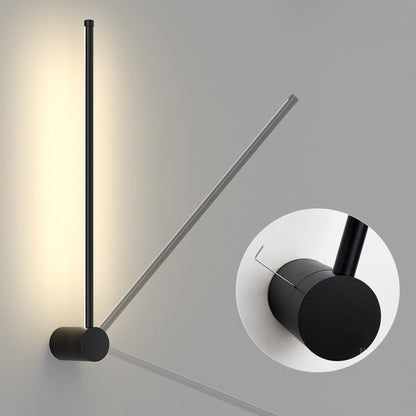 Aluminum Geometric Straight Line LED Wall Sconce Lamp