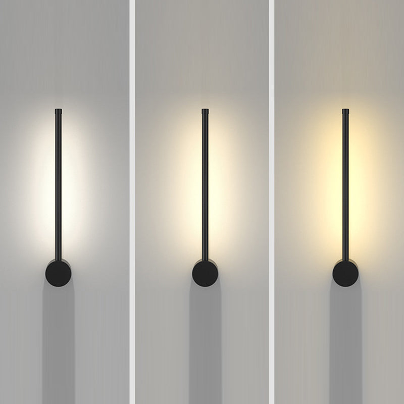 Aluminum Geometric Straight Line LED Wall Sconce Lamp