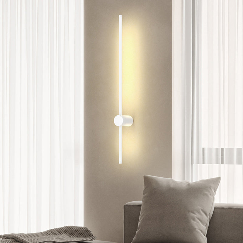 Aluminum Geometric Straight Line LED Wall Sconce Lamp