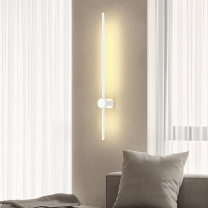 Aluminum Geometric Straight Line LED Wall Sconce Lamp