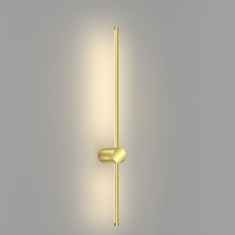 Aluminum Geometric Straight Line LED Wall Sconce Lamp