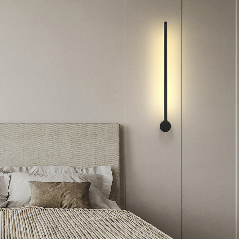 Aluminum Geometric Straight Line LED Wall Sconce Lamp