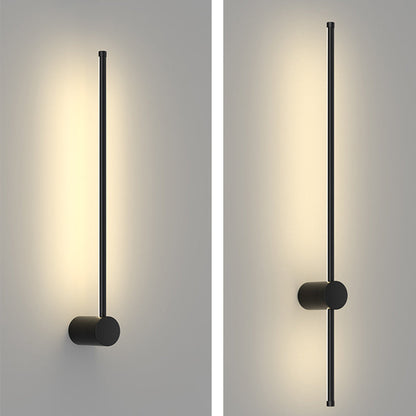 Aluminum Geometric Straight Line LED Wall Sconce Lamp