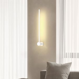 Aluminum Geometric Straight Line LED Wall Sconce Lamp