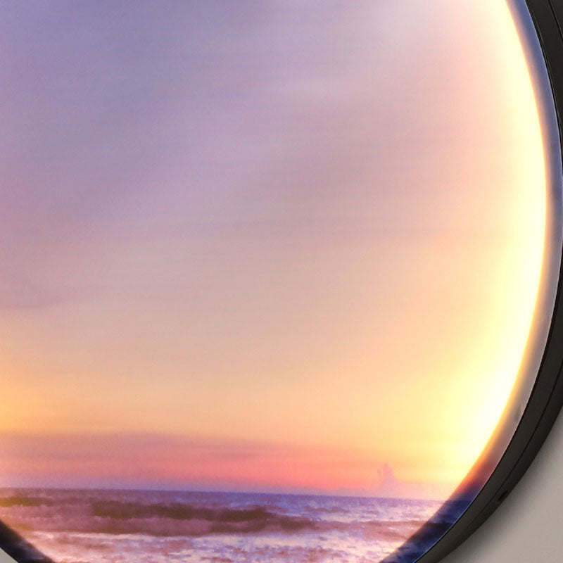 Moon Beach Acrylic Circle Shade LED Wall Sconce Lamp