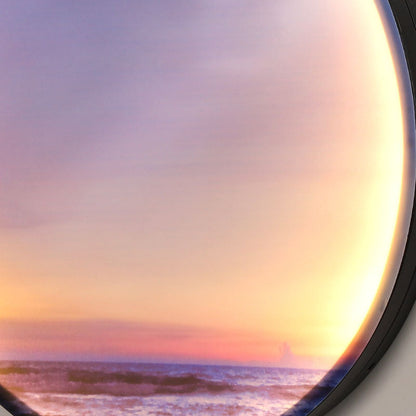 Moon Beach Acrylic Circle Shade LED Wall Sconce Lamp