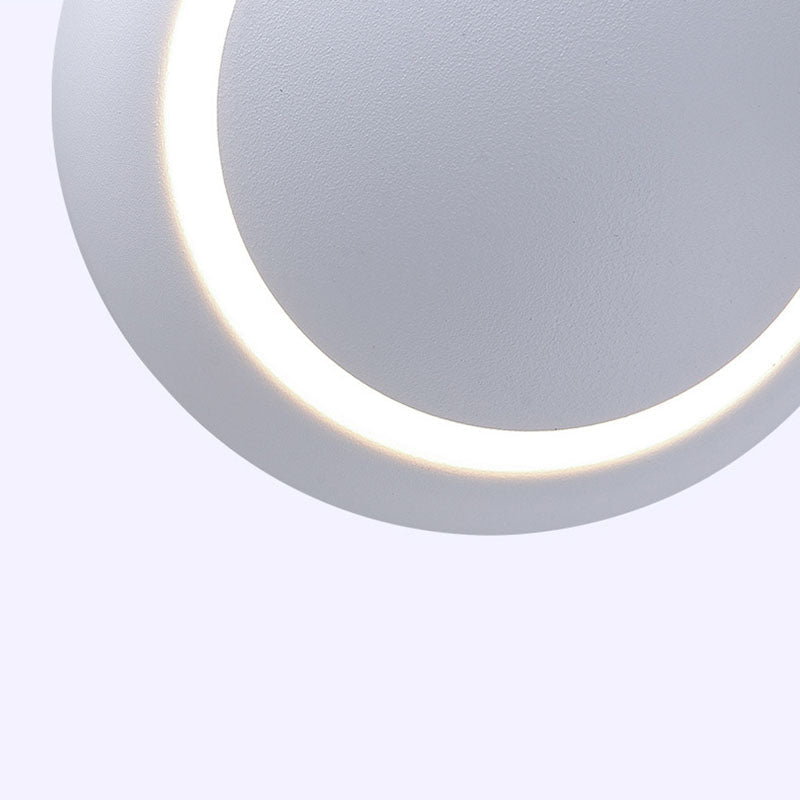 Geometric Circle Aluminum PC LED Wall Sconce Lamp