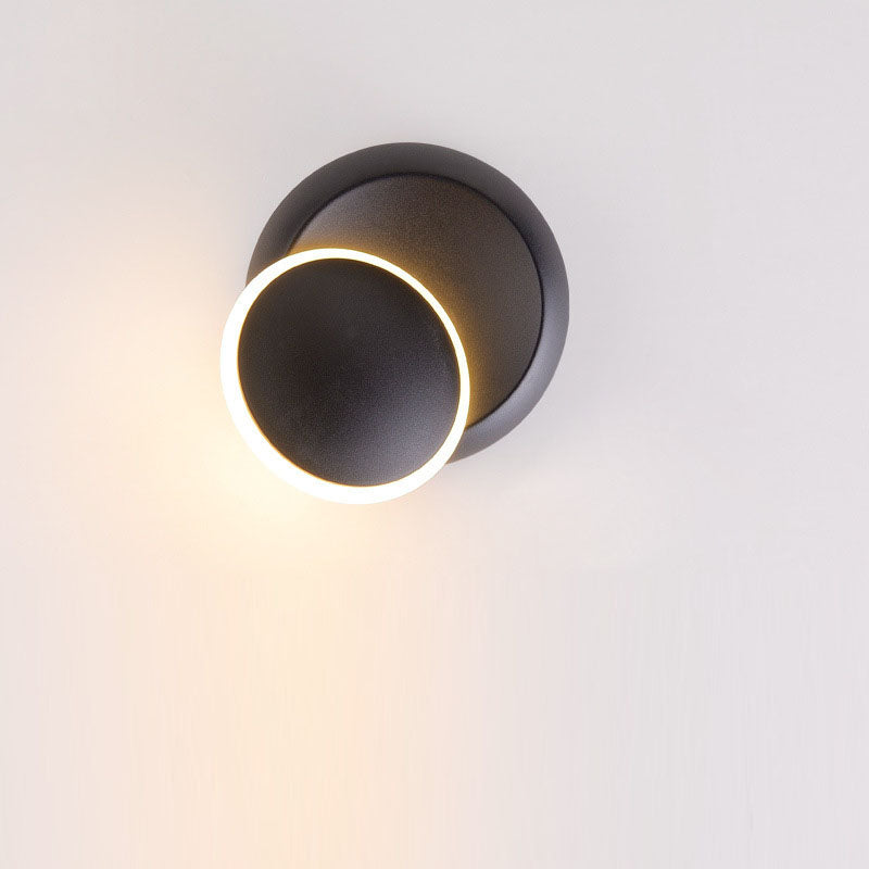 Geometric Circle Aluminum PC LED Wall Sconce Lamp