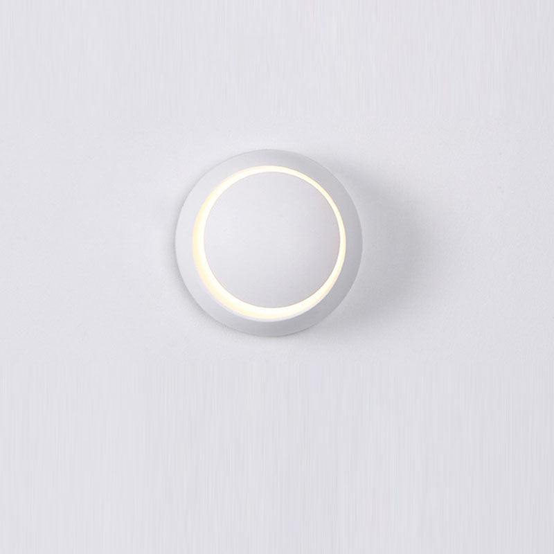 Geometric Circle Aluminum PC LED Wall Sconce Lamp