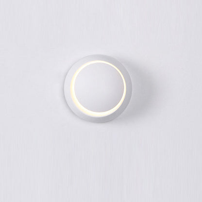 Geometric Circle Aluminum PC LED Wall Sconce Lamp