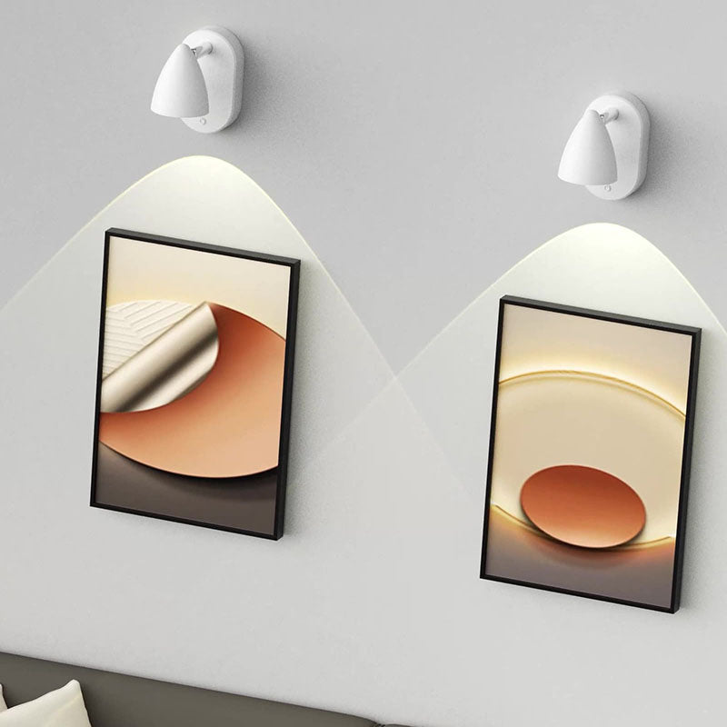 Aluminum Cone USB Charging Magnetic LED Wall Sconce Lamp