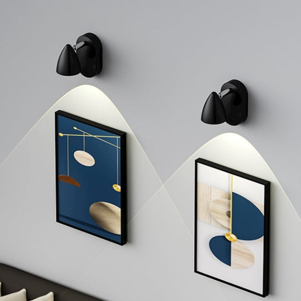 Aluminum Cone USB Charging Magnetic LED Wall Sconce Lamp