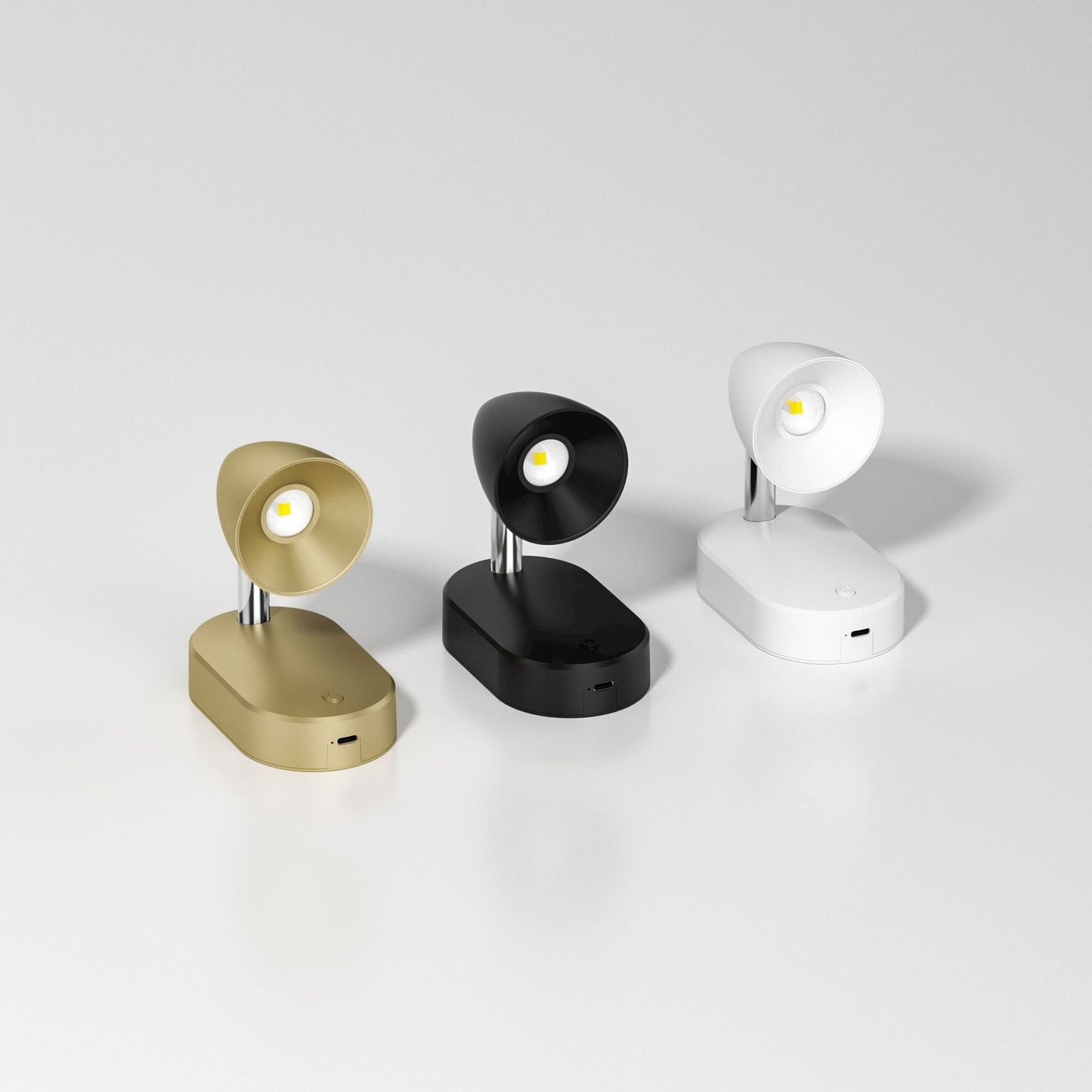 Aluminum Cone USB Charging Magnetic LED Wall Sconce Lamp
