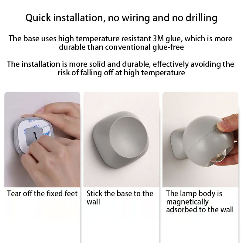 ABS USB Charging Magnetic LED Spotlight Wall Sconce Lamp