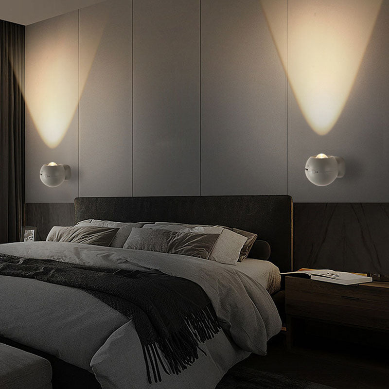 ABS USB Charging Magnetic LED Spotlight Wall Sconce Lamp