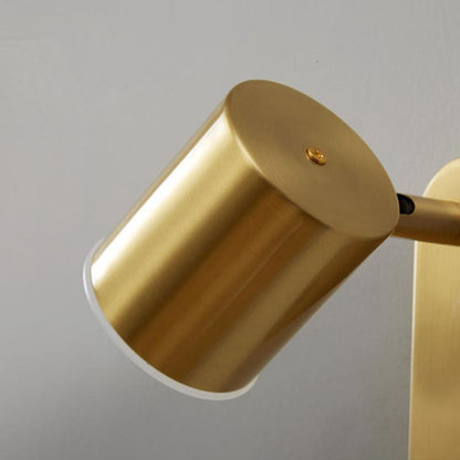 Luxury Full Copper Cylinder LED Wall Sconce Lamp