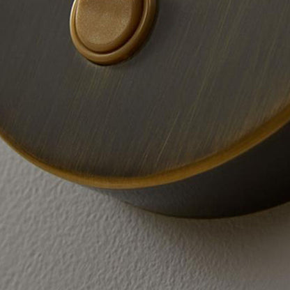 Luxury Full Copper Cylinder LED Wall Sconce Lamp