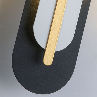 Luxury Gold Foil Texture Acrylic Round LED Wall Sconce Lamp
