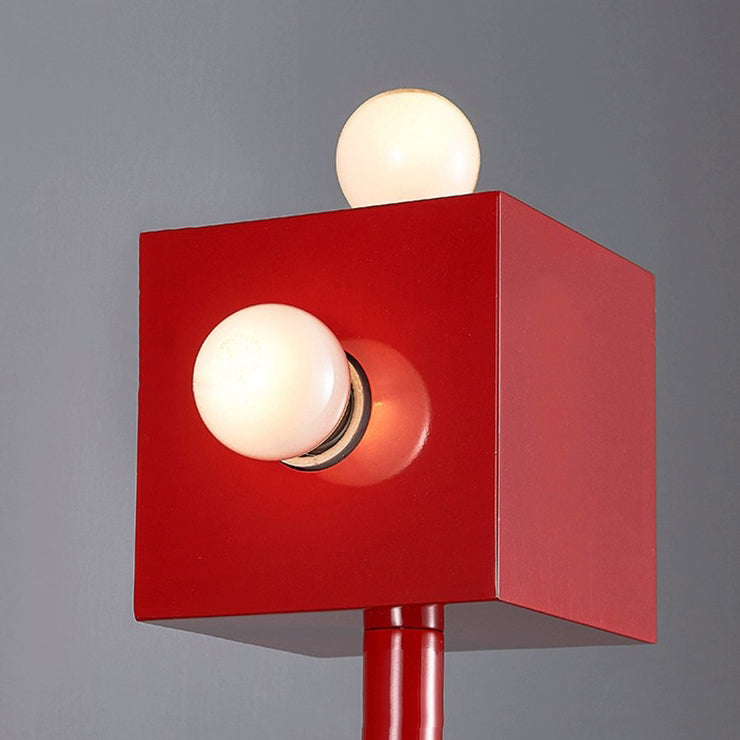 Scandinavian Iron Square 3-Light Wall Sconce Lamp