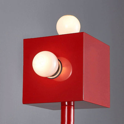 Scandinavian Iron Square 3-Light Wall Sconce Lamp