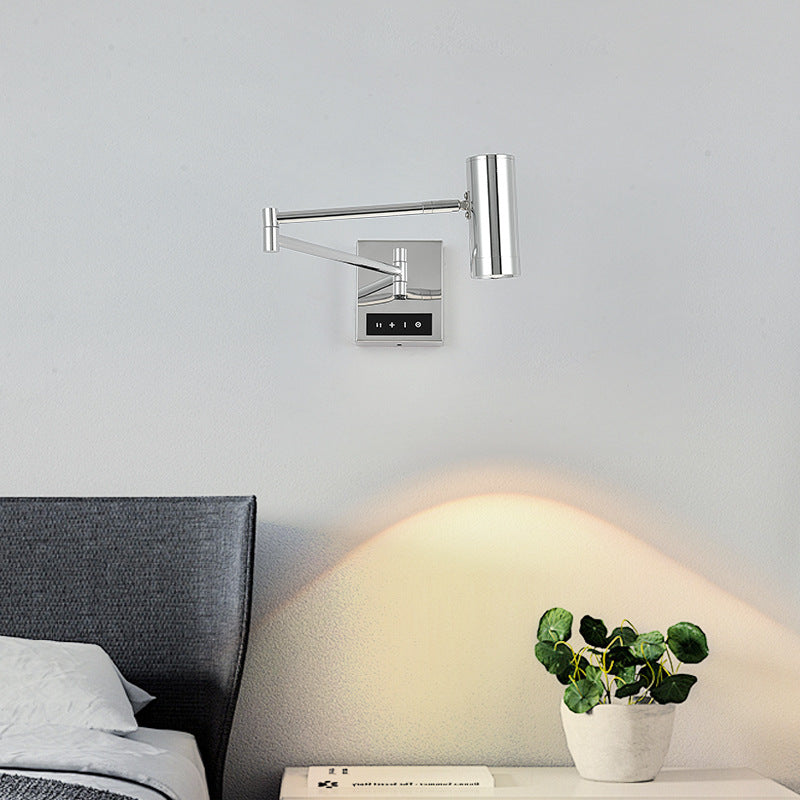 Simplicity Aluminum Adjustable Arm LED Wall Sconce Lamp