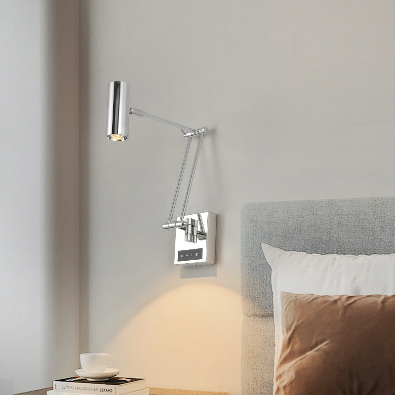 Simplicity Aluminum Adjustable Arm LED Wall Sconce Lamp