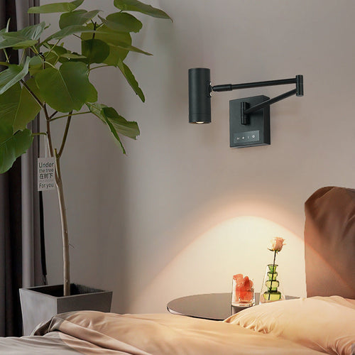 Simplicity Aluminum Adjustable Arm LED Wall Sconce Lamp