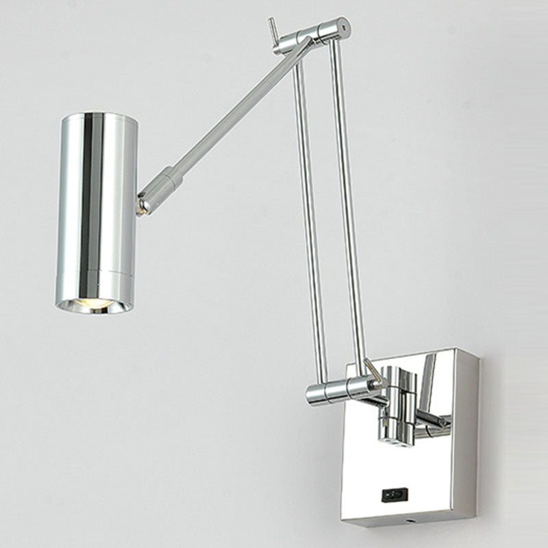 Simplicity Aluminum Adjustable Arm LED Wall Sconce Lamp