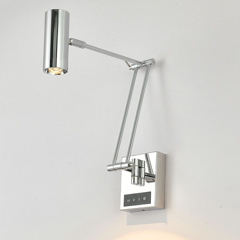 Simplicity Aluminum Adjustable Arm LED Wall Sconce Lamp