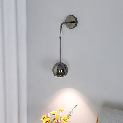 Scandinavian Globe Ball Acrylic Shade LED Wall Sconce Lamp