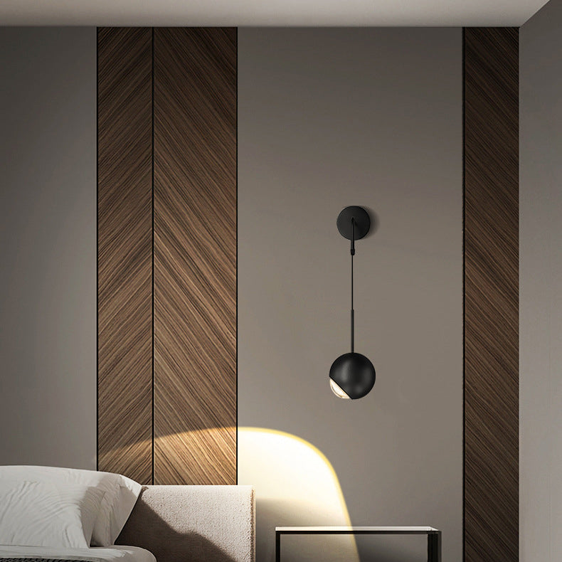 Scandinavian Globe Ball Acrylic Shade LED Wall Sconce Lamp