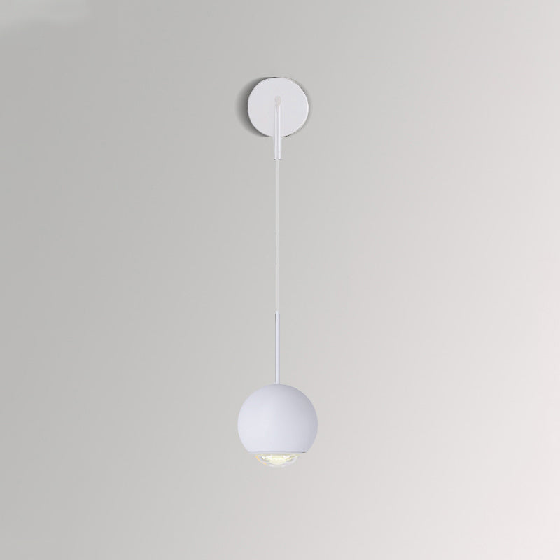 Scandinavian Globe Ball Acrylic Shade LED Wall Sconce Lamp
