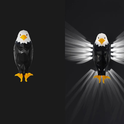 Bald Rechargeable LED Magnetic Wall Sconce Lamp Night Light