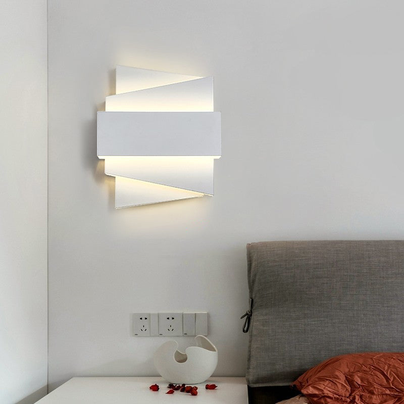 Simplicity Geometric Irregular Square LED Wall Sconce Lamp