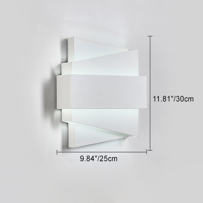 Simplicity Geometric Irregular Square LED Wall Sconce Lamp