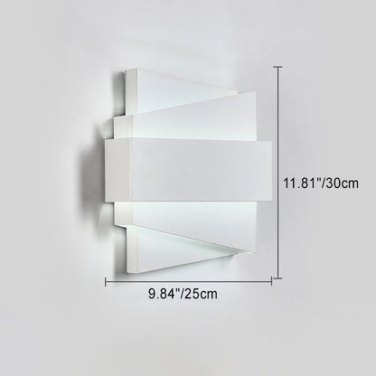 Simplicity Geometric Irregular Square LED Wall Sconce Lamp