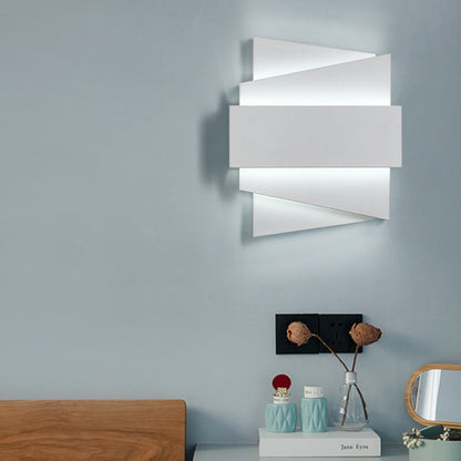 Simplicity Geometric Irregular Square LED Wall Sconce Lamp