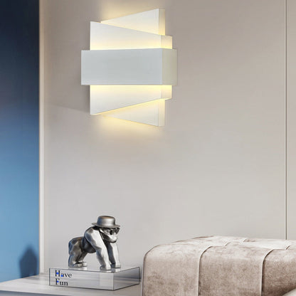 Simplicity Geometric Irregular Square LED Wall Sconce Lamp
