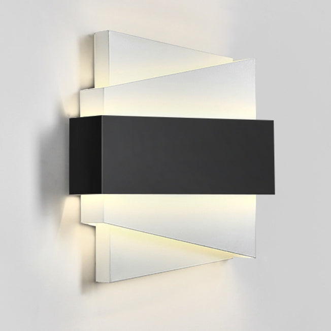 Simplicity Geometric Irregular Square LED Wall Sconce Lamp