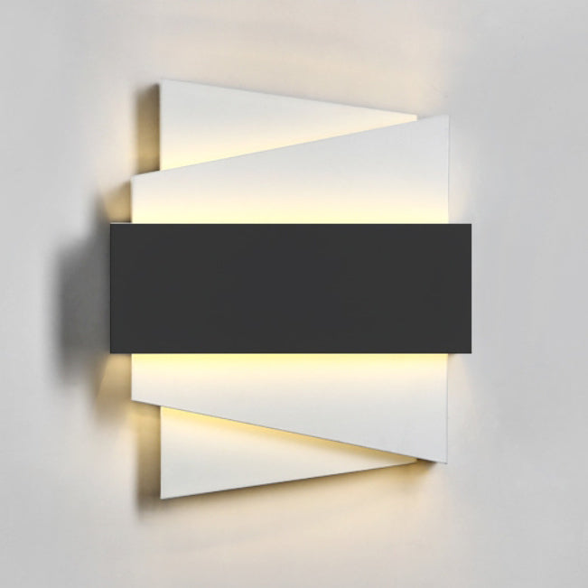 Simplicity Geometric Irregular Square LED Wall Sconce Lamp
